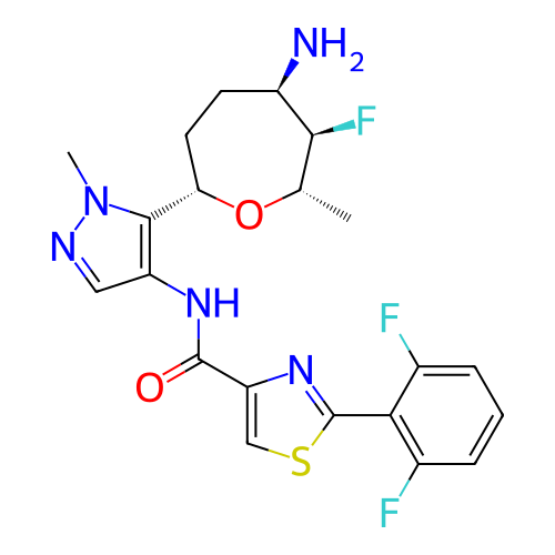 Chemical structure of BindingDB Monomer ID 393434