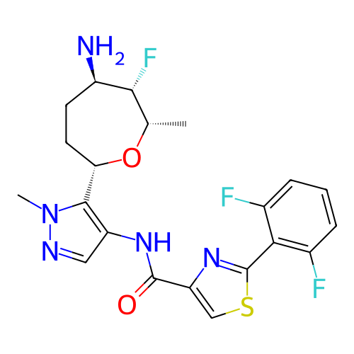 Chemical structure of BindingDB Monomer ID 393436