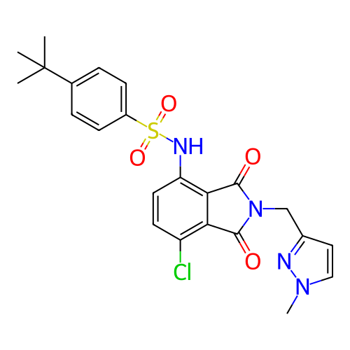 Chemical structure of BindingDB Monomer ID 393529