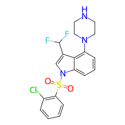 Chemical structure of BindingDB Monomer ID 394084