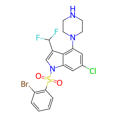 Chemical structure of BindingDB Monomer ID 394105
