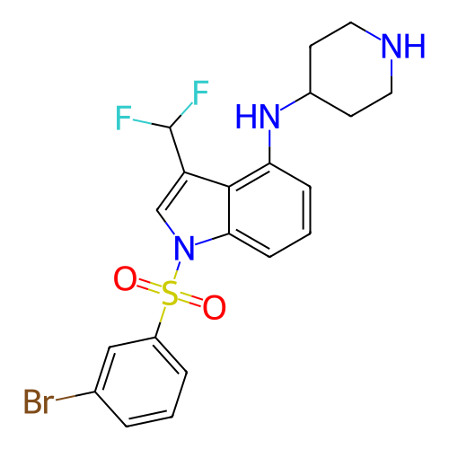 Chemical structure of BindingDB Monomer ID 394116