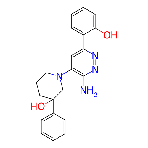 Chemical structure of BindingDB Monomer ID 394458