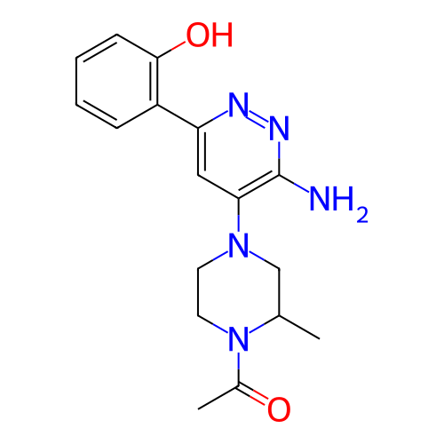 Chemical structure of BindingDB Monomer ID 394521