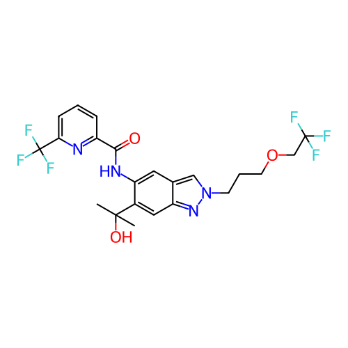 Chemical structure of BindingDB Monomer ID 395303