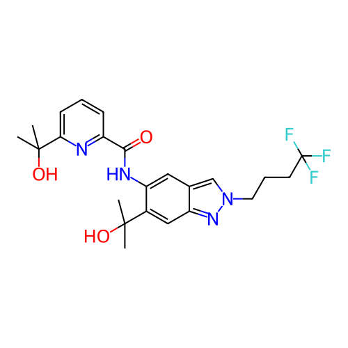 Chemical structure of BindingDB Monomer ID 395306
