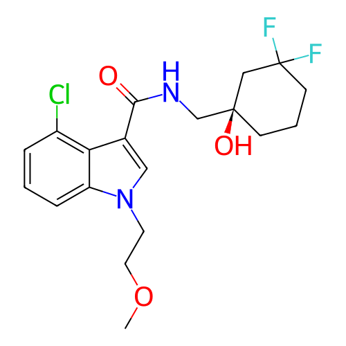 Chemical structure of BindingDB Monomer ID 398085