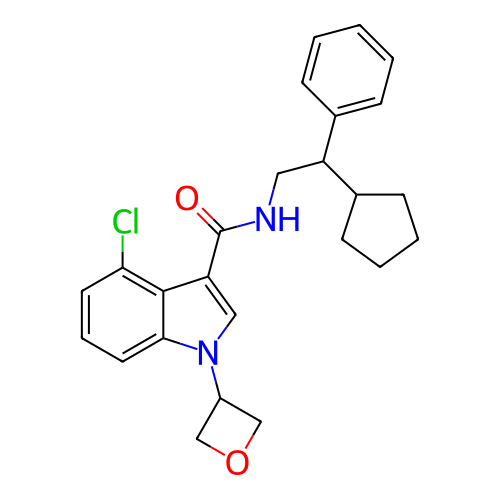 Chemical structure of BindingDB Monomer ID 398136