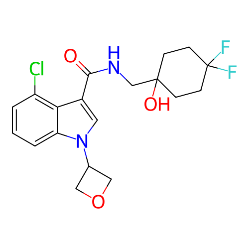 Chemical structure of BindingDB Monomer ID 398156