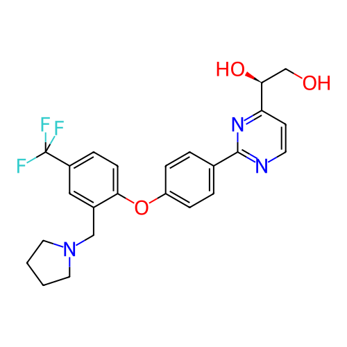 Chemical structure of BindingDB Monomer ID 401487