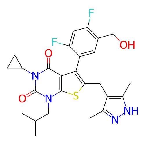 Chemical structure of BindingDB Monomer ID 403182