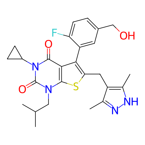 Chemical structure of BindingDB Monomer ID 403218