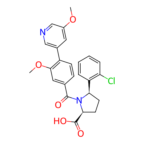 Chemical structure of BindingDB Monomer ID 404191