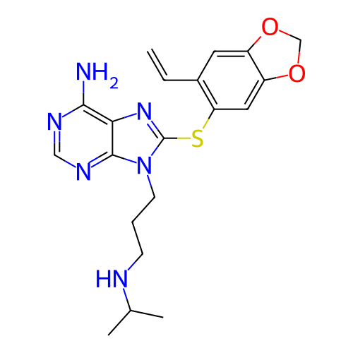 Chemical structure of BindingDB Monomer ID 406697