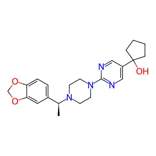 Chemical structure of BindingDB Monomer ID 408257
