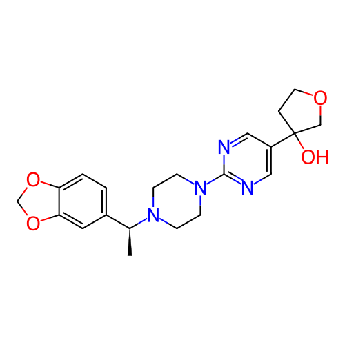 Chemical structure of BindingDB Monomer ID 408265