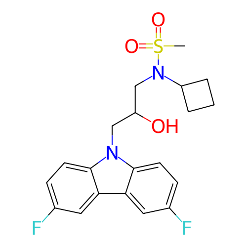 Chemical structure of BindingDB Monomer ID 410906