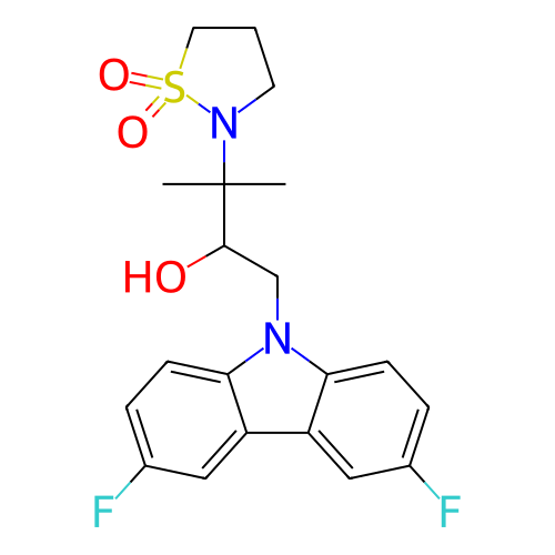 Chemical structure of BindingDB Monomer ID 411034