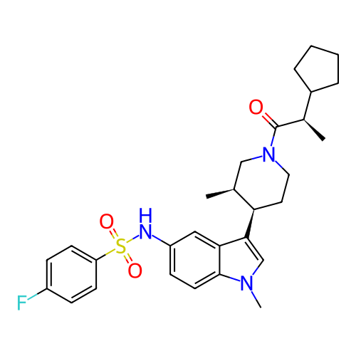 Chemical structure of BindingDB Monomer ID 411386