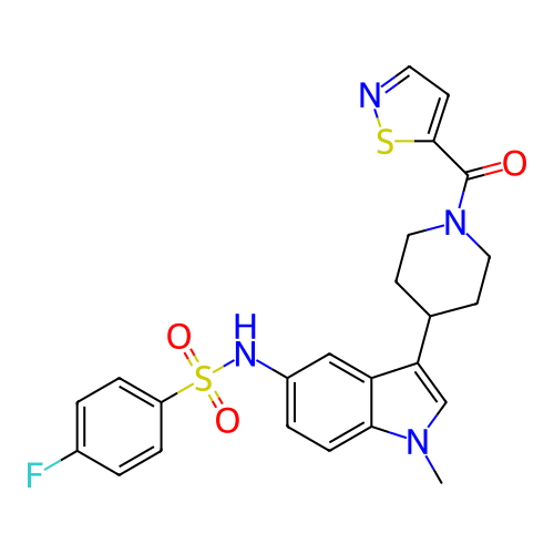 Chemical structure of BindingDB Monomer ID 411390
