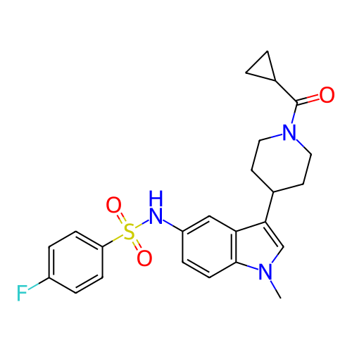 Chemical structure of BindingDB Monomer ID 411392