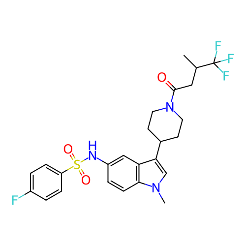 Chemical structure of BindingDB Monomer ID 411393