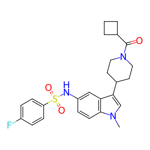 Chemical structure of BindingDB Monomer ID 411395