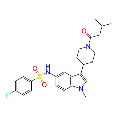 Chemical structure of BindingDB Monomer ID 411396
