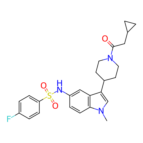 Chemical structure of BindingDB Monomer ID 411397