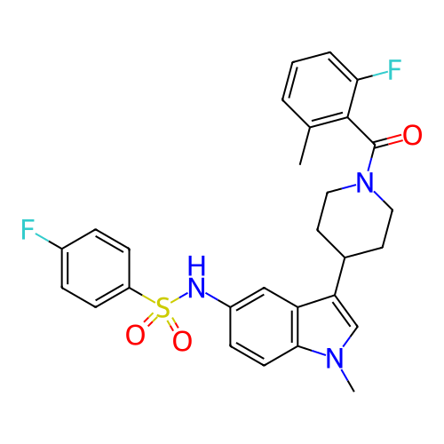 Chemical structure of BindingDB Monomer ID 411399
