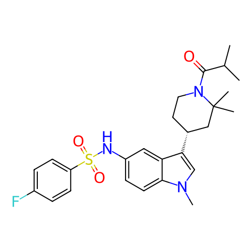 Chemical structure of BindingDB Monomer ID 411402