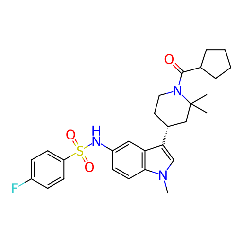Chemical structure of BindingDB Monomer ID 411403