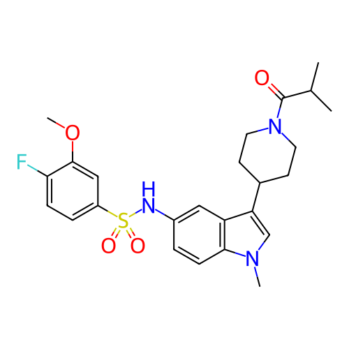 Chemical structure of BindingDB Monomer ID 411406