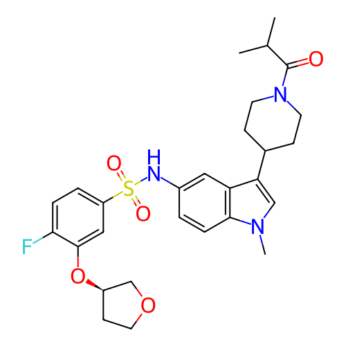 Chemical structure of BindingDB Monomer ID 411408