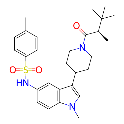 Chemical structure of BindingDB Monomer ID 411409