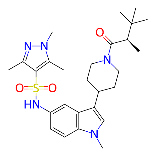 Chemical structure of BindingDB Monomer ID 411410