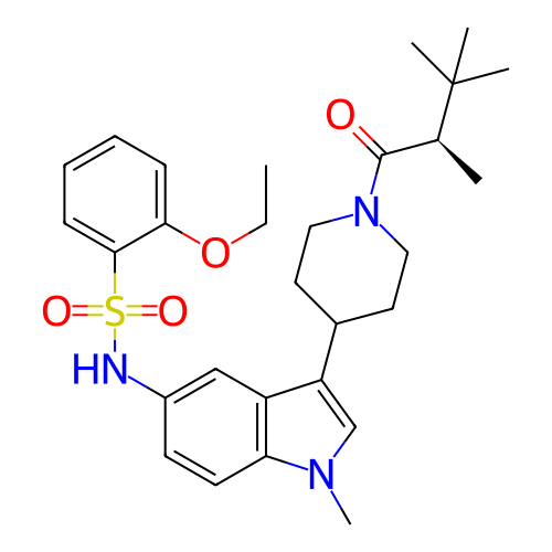 Chemical structure of BindingDB Monomer ID 411411