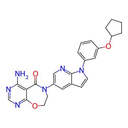 Chemical structure of BindingDB Monomer ID 411446
