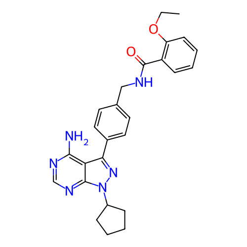 Chemical structure of BindingDB Monomer ID 412791