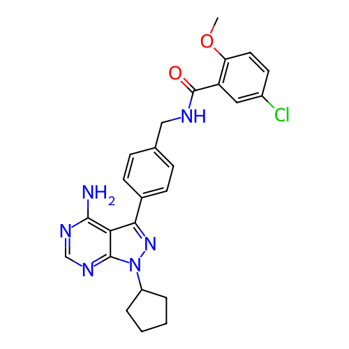 Chemical structure of BindingDB Monomer ID 412795