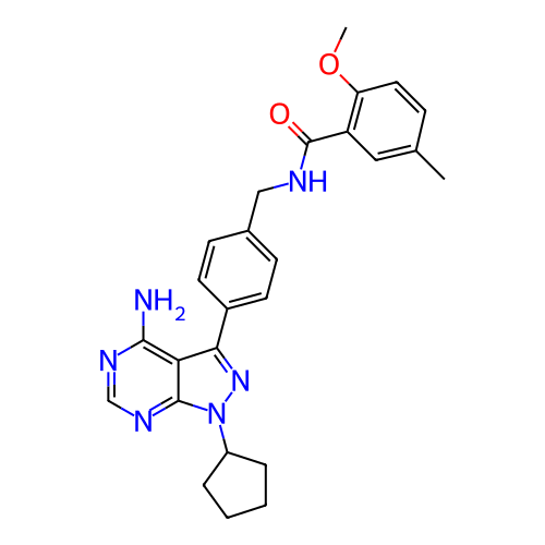 Chemical structure of BindingDB Monomer ID 412796
