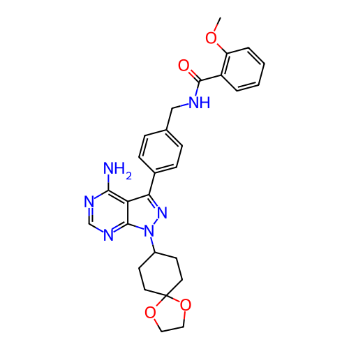Chemical structure of BindingDB Monomer ID 412804