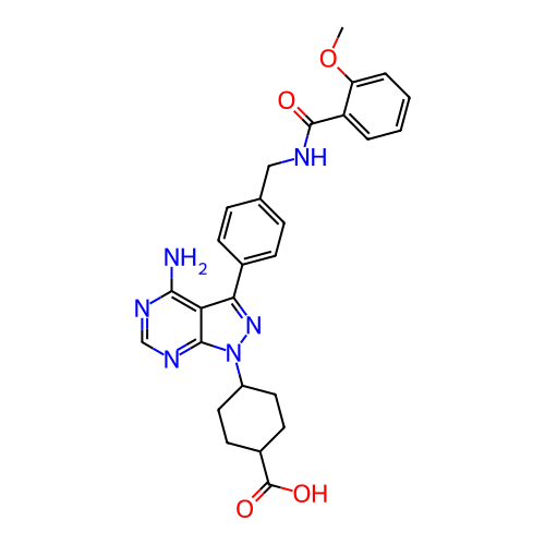 Chemical structure of BindingDB Monomer ID 412816