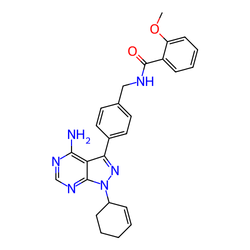 Chemical structure of BindingDB Monomer ID 412836