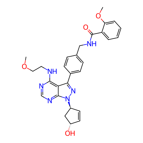 Chemical structure of BindingDB Monomer ID 412845