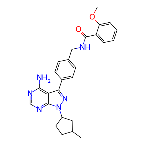Chemical structure of BindingDB Monomer ID 412849