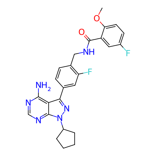Chemical structure of BindingDB Monomer ID 412850