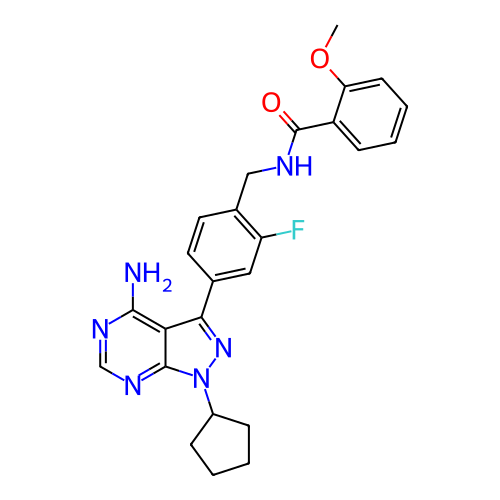 Chemical structure of BindingDB Monomer ID 412853