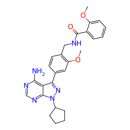 Chemical structure of BindingDB Monomer ID 412862