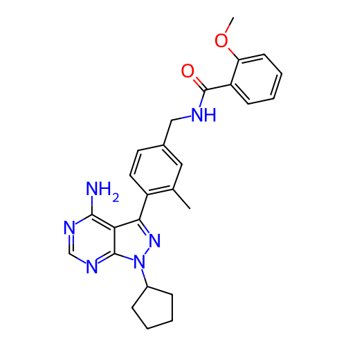 Chemical structure of BindingDB Monomer ID 412866